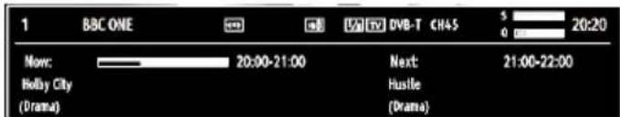 SALORA 46LED7110CW - On-Screen Information - 1