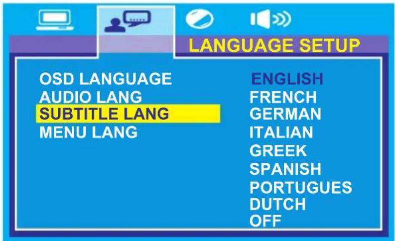 SALORA 32LED6105CD - SUBTITLE LANGUAGE - 1
