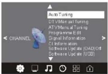 HAIER LET24C430 - KANALMENÜ - 1