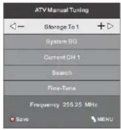 HAIER LET24C430 - 3). Recherche manuelle de programmes analogiques (ATV) - 1
