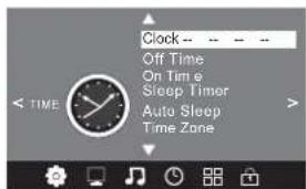 Clock Off Time On Time Sleep Timer Auto Sleep Time Zone