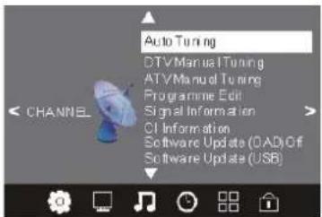 HAIER LET24C430 - CHANNEL MENU (menù canali) - 1
