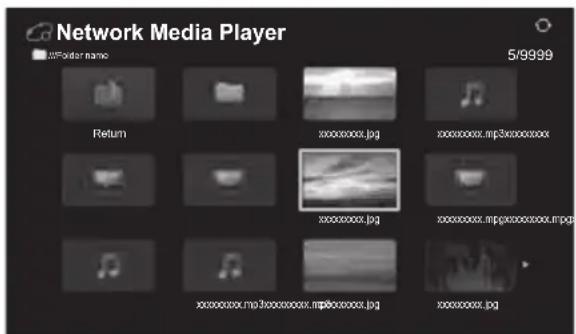TOSHIBA 40TL933 - Using the Media Player with a DLNA CERTIFIED™ Server - 1