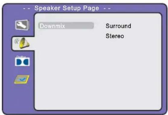 SALORA 22LED2005TD - Speaker Setup Page - 1