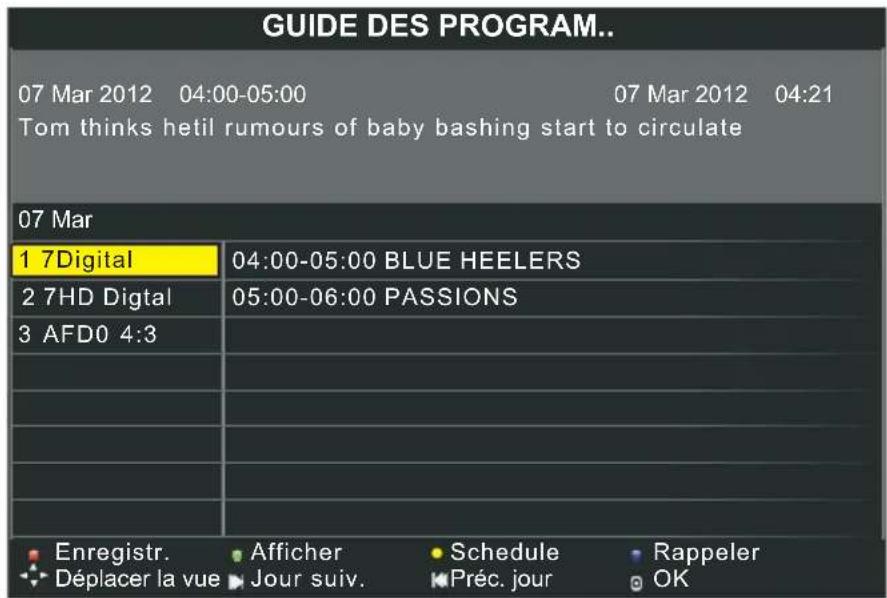 SALORA 22LED2005TD - GUIDE DES PROGRAMMES ELECTRONIQUE (EPG) - 1