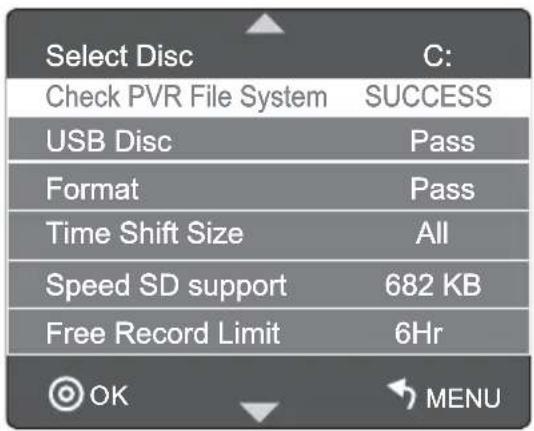 SALORA 22LED2005TD - The PVR File system menu description - 1