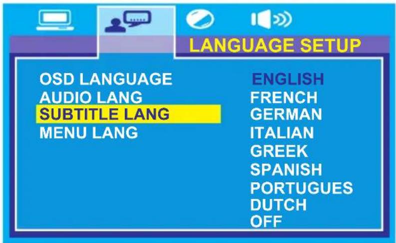 SALORA 22LED6105CD - SUBTITLE LANGUAGE - 1