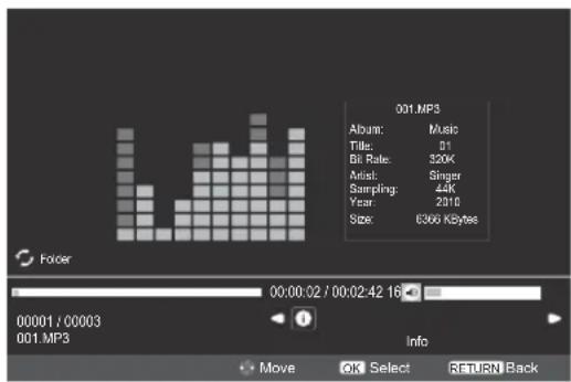 TOSHIBA 26EL933 - Music Info - 1