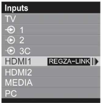 TOSHIBA 26EL933 - Select REGZA-LINK Device - 1