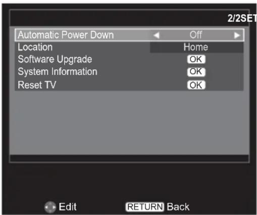 TOSHIBA 26EL933 - Automatic Power Down - 1