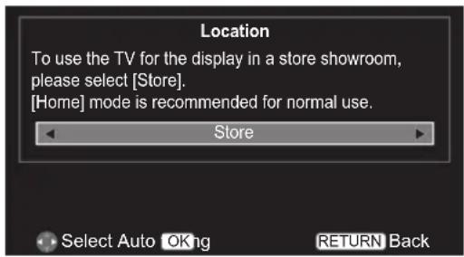 TOSHIBA 26EL933 - Press to select Location. - 1