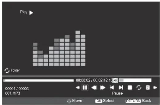 TOSHIBA 26EL933 - Play Music Files - 4