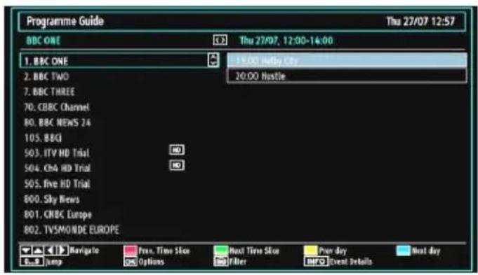SALORA 19LED7010TW - EPG Channel Schedule - 1