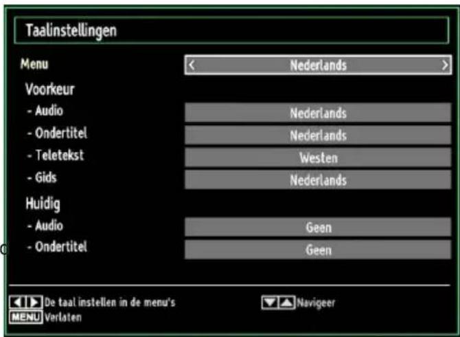 SALORA 19LED7010TW - Taalvoorkeuren configureren - 1