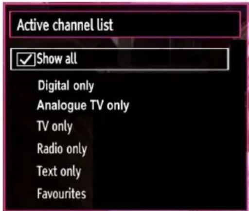 SALORA 19LED7010TW - Managing Stations: Sorting the Channel List - 1