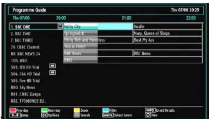SALORA 19LED7010TW - EPG Timeline Schedule - 1