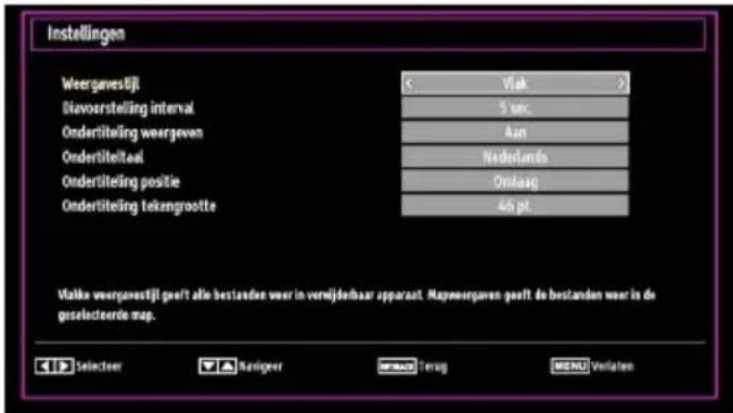 SALORA 19LED7010TW - Media browser instellingen - 1