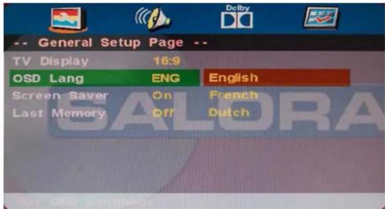 SALORA LED1938DVX - OSD Language - 1