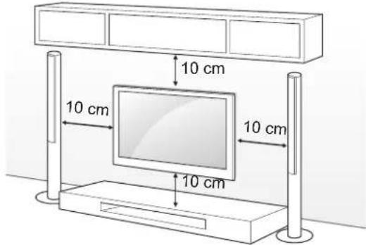 LG 55LM649S - Montagem numa mesa - 1