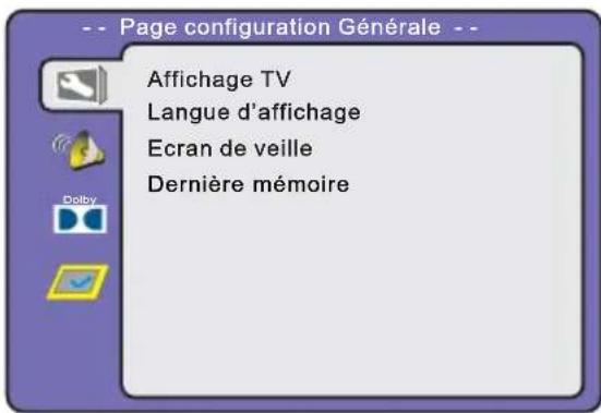 SALORA 24LED3305TD - Configuration des fonctions - 1