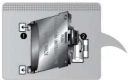 SAMSUNG PS51F5500AK - To connect the CI CARD Adapter, follow these steps: - 1