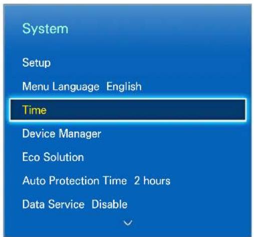 SAMSUNG UE32F4500AK - Clock and Timer - 1