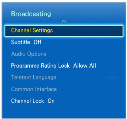 SAMSUNG UE46F6800 - Channel Settings - 1