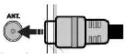 SALORA 24LED8105CD - Antenne/Kabelaansluitingen - 1