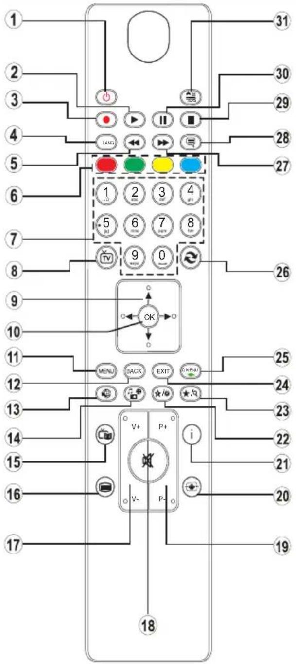 SALORA 40LED8100CS - Afstandsbediening - 1