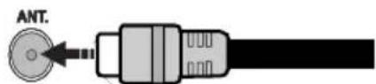 SALORA 22LED8015TDW - Branchement de l'antenne - 1