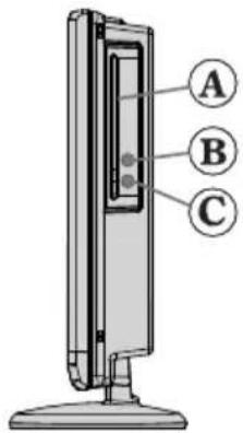 SALORA 19LED8015TDW - DVD Control Panel Buttons - 1
