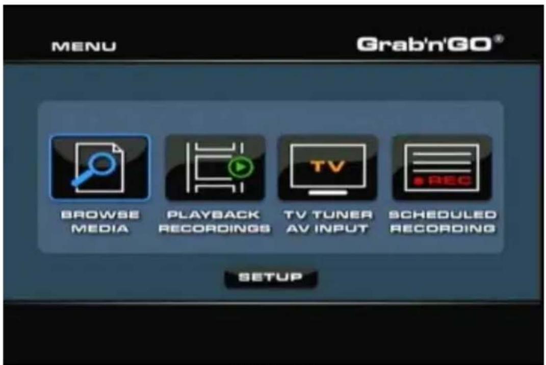 CONCEPTRONIC Media Giant Plus - Hoofdmenu - 1
