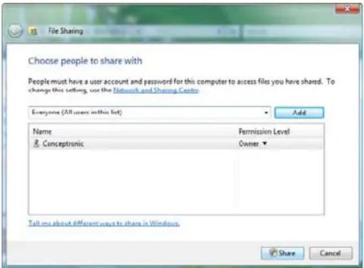 CONCEPTRONIC Media Giant Plus - Compartir archivos bajo Windows Vista - 2