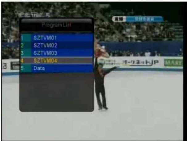 EMTEC Movie Cube K800 - Program List Menu - 1