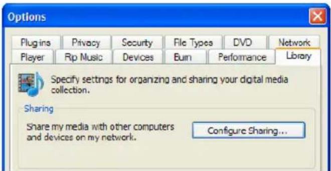 Eminent hdMEDIA EM7280 - Configuration de Windows media player 11 comme un serveur UPnP (Windows XP et Vista) - 1
