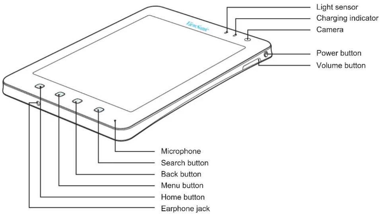 VIEWSONIC ViewPad 7e - Front - 1