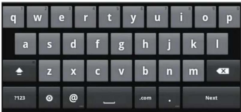 VIEWSONIC ViewPad 7e - Lowercase keyboard - 1