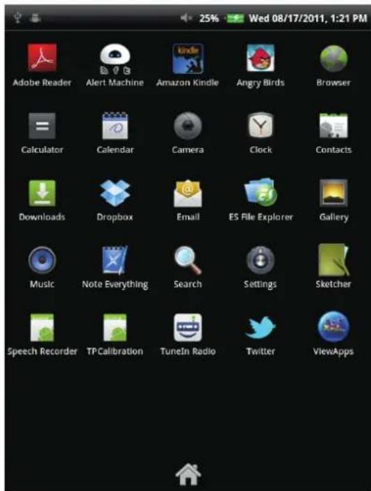 VIEWSONIC ViewPad 7e - Applications - 1