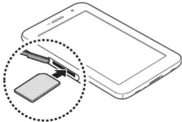 SAMSUNG Galaxy Tab 7.0 Plus - Installer la carte SIM ou USIM - 1