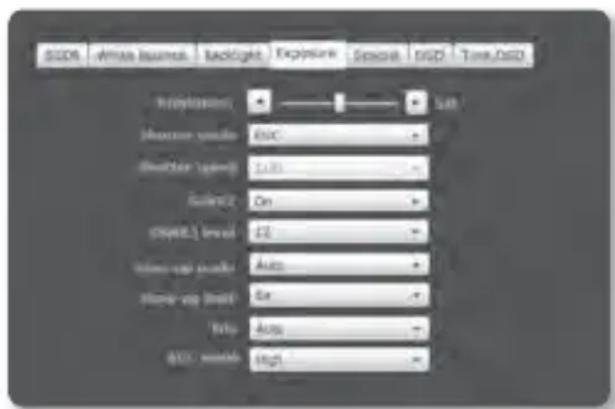SAMSUNG SND-5080 - Exposure Setup - 1