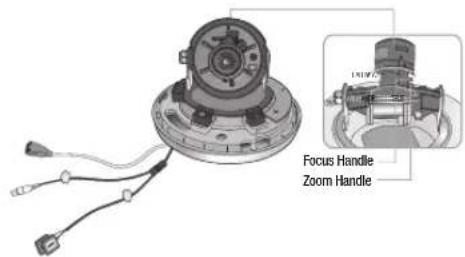 SAMSUNG SCD-3080 - Adjusting varifocal lens zoom and focus - 1