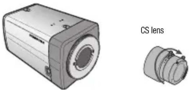 SAMSUNG SCB-2001P - When using the CS lens - 1