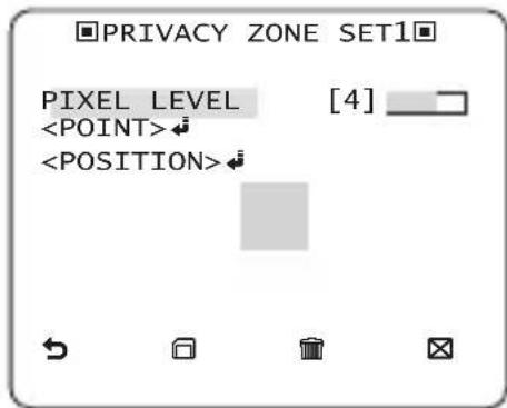 SAMSUNG SCB-2001P - PRIVACY ZONE SETUP - 3