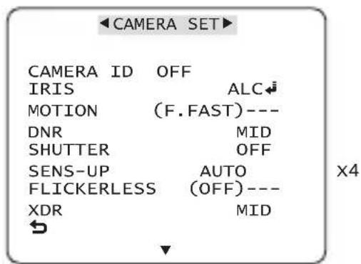 SAMSUNG SCB-2001P - CAMERA SETUP - 1