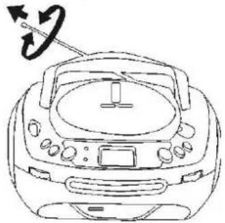 AudioSonic CD-1585 - VOOR BETERE ONTVANGST - 1