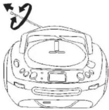 AudioSonic CD-1585 - FÜR BESSEREN EMPFANG - 1