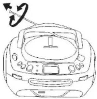 AudioSonic CD-1585 - PARA UMA MELHOR RECEPÇÃO - 1