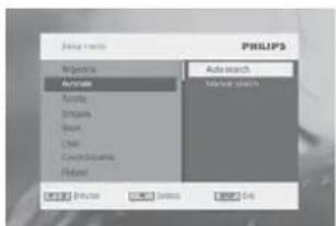PHILIPS Auto search Auto search engine