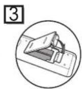 TOSHIBA DVR20DTKB - Installing Batteries in the Remote Control - 3
