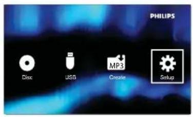 PHILIPS Disc USB MP3 Create Setup